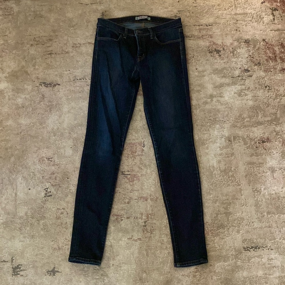 J Brand Dark Blue Skinny Jeans